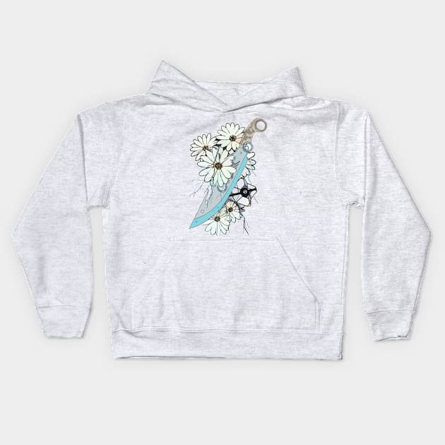 the Dancer's Blade Kids Hoodie by triotdesigns